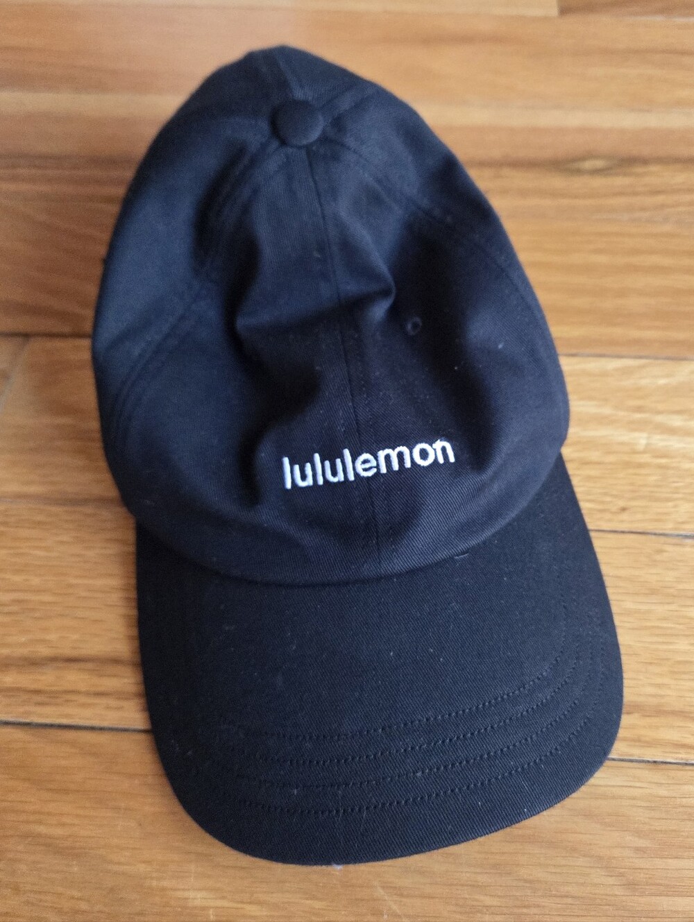 Lululemon Men's Black Logo Baseball Cap